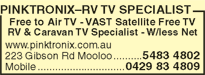 PinkTronix-RV TV Specialist - Accommodation in Brisbane 4
