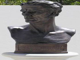 Adam Lindsay Gordon Bronze Bust - Accommodation in Brisbane 0