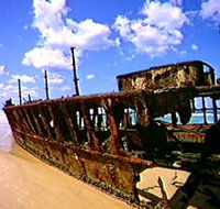 Maheno Shipwreck - Accommodation in Brisbane