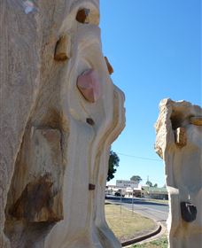 Fossilised Forrest Sculptures - Accommodation in Brisbane 2