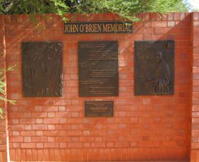 John OBrien Commemorative Wall - Accommodation in Brisbane 0