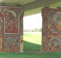 Cowra Bridge Pylons - Accommodation in Brisbane