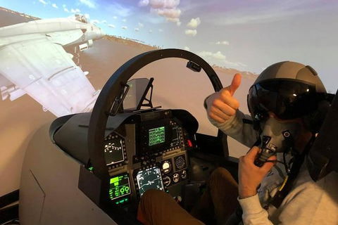 F-18 Combat Fighter Flight Simulator: 60 Minutes - Accommodation in Brisbane 0