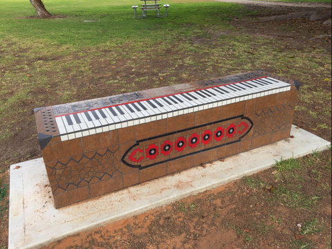 Piano Park Bench, Moonta - Accommodation in Brisbane 0