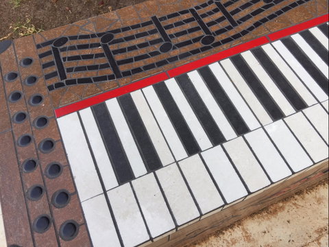 Piano Park Bench, Moonta - Accommodation in Brisbane 2