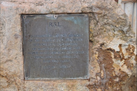 Mataranka War Memorial - Accommodation in Brisbane 1