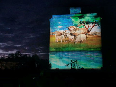 Quorn Silo Light Show - Accommodation in Brisbane 0