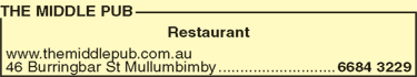 The Middle Pub - Accommodation in Brisbane 7