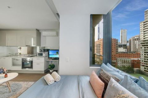 A Stylish & Cozy Studio Next To Southern Cross - Accommodation in Brisbane 1