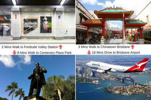 FV Iconic Designer APT, Parking, Near CBD Qfv147-14 - Accommodation in Brisbane 2