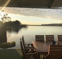 Shack built over the Murray River - Accommodation in Brisbane