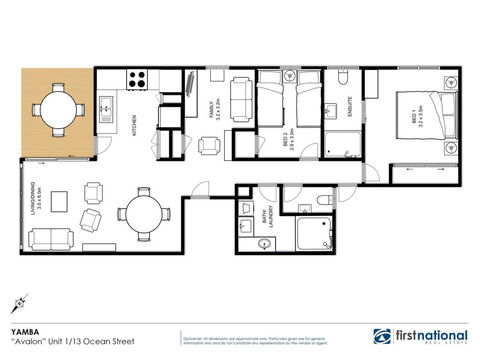 Avalon 1 - Overlooking Beautiful Convent Beach - Accommodation in Brisbane 2