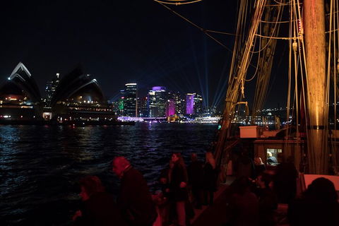 Vivid Tall Ships Dinner Cruise On Sydney Harbour - Accommodation in Brisbane 4