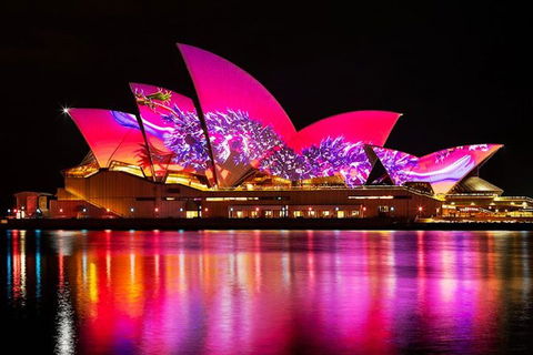 Vivid 90-Minute Sydney Harbour Small Group Catamaran Cruise - Accommodation in Brisbane 1