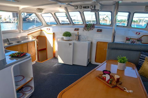Vivid 90-Minute Sydney Harbour Small Group Catamaran Cruise - Accommodation in Brisbane 5